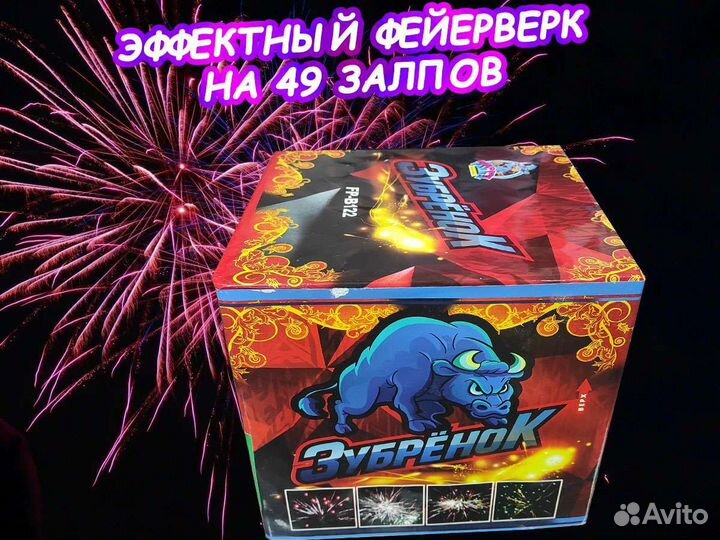 Фейерверк Салют 49 залпов 