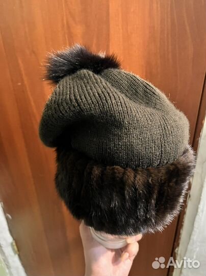 Шапка натуральная норка