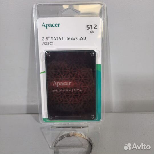 Накопитель 2.5' SSD apacer AS350X 512GB (новый)