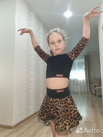 Тренировочный комплект для бальных танцев 122-128