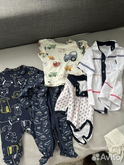 Детские вещи на мальчика пакетом