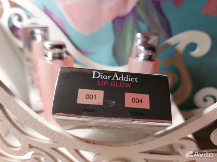 Christian Dior Addict Lip Glow бальзам набор 2 шт