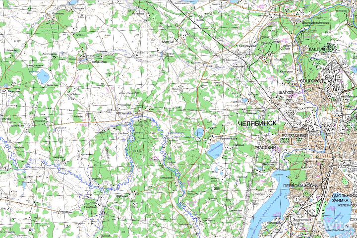 Топографическая карта Челябинской обл для Garmin