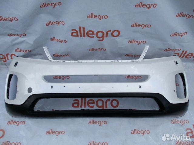 Бампер передний белый Kia Sorento 2012+