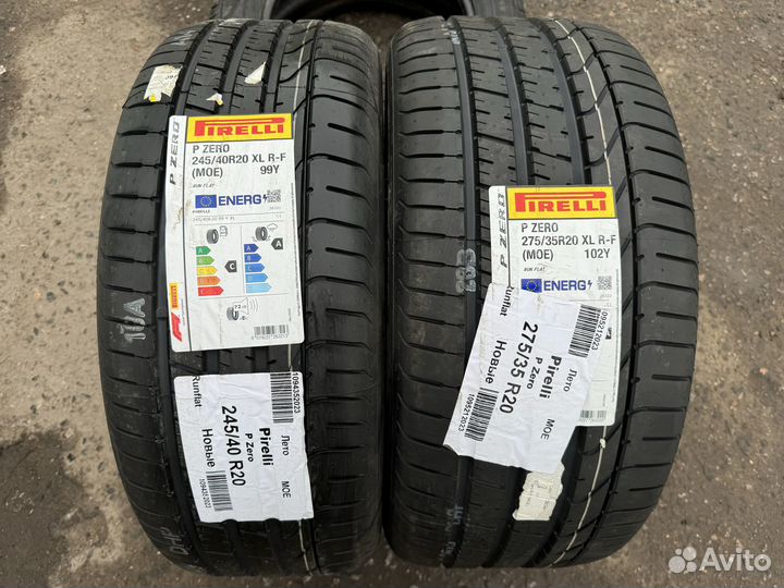 Pirelli P Zero 245/40 R20 и 275/35 R20 102Y