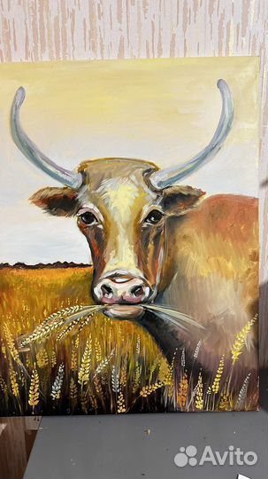 Картина маслом на холсте большая