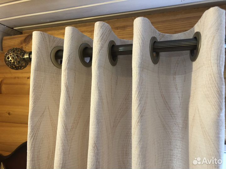 Портьеры на люверсах