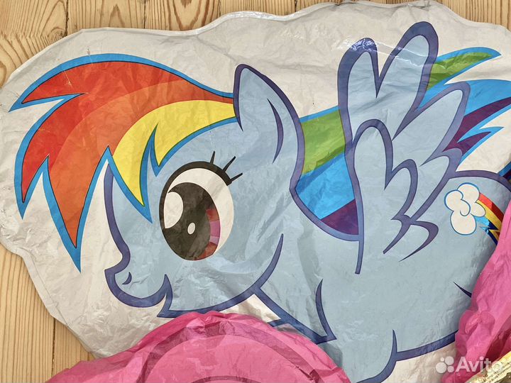 Шары воздушные фольгированные б/у 8шт