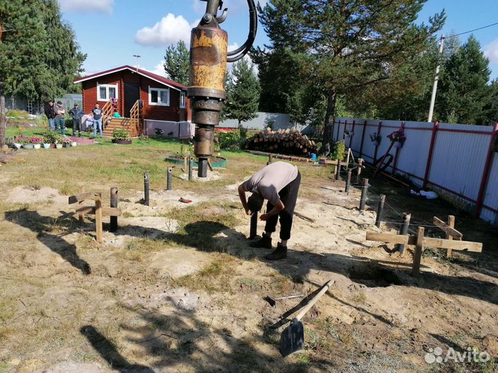 Винтовые сваи под ключ