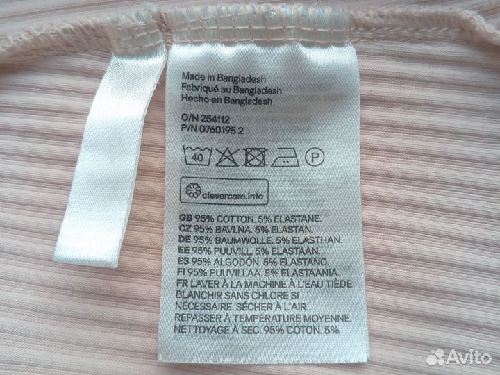 Водолазка лонгслив H&M 9-10 лет