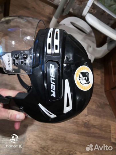 Хоккейный шлем bauer re-akt 75 sr s с визором