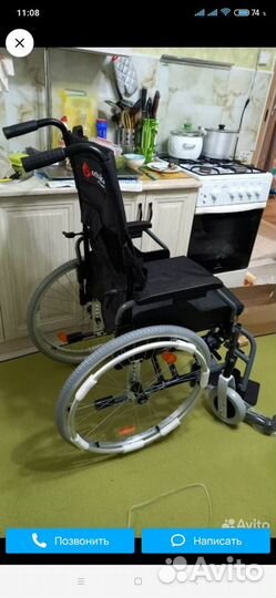 Прогулочная инвалидная коляска новая в упаковке
