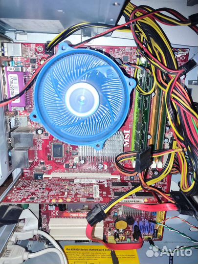 Комплект на 775 сокете 4GB+ видеокарта