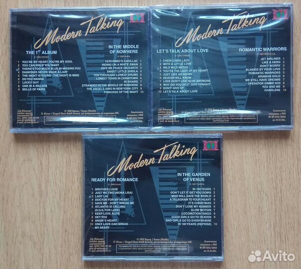 Modern Talking - коллекция CD лицензия новые