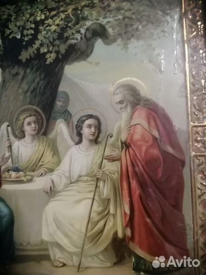 Старинная икона святая троица