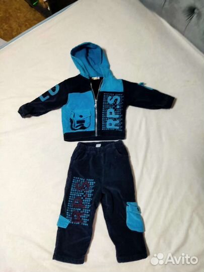 Вельветовый комплект на 2-3 года