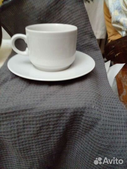 Чашка с блюдцем чайная пара 8 шт