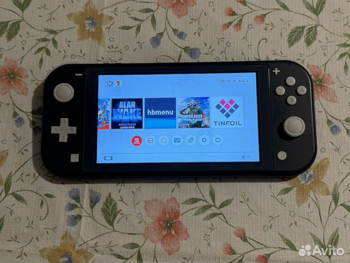 Nintendo switch lite прошитая с играми
