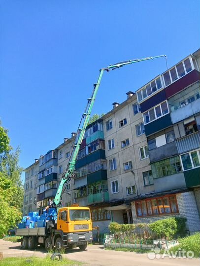 Аренда и услуги манипулятора, стрела 10 т, 32 м, борт 35 т, 7.3 м