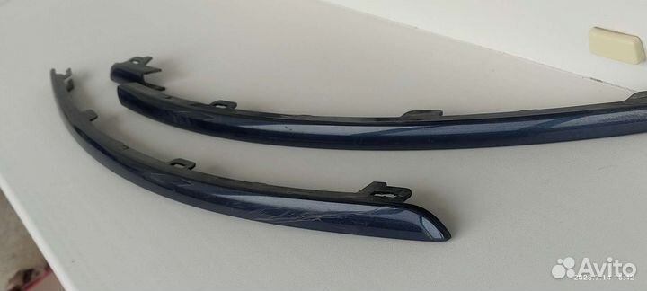 Молдинг левый переднего бампера Peugeot 408 2012