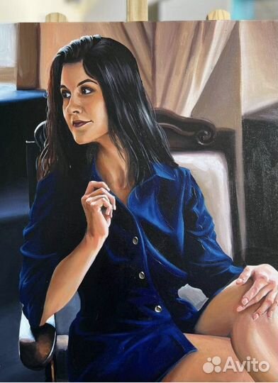 Портрет на заказ по фото. Маслом и карандашом