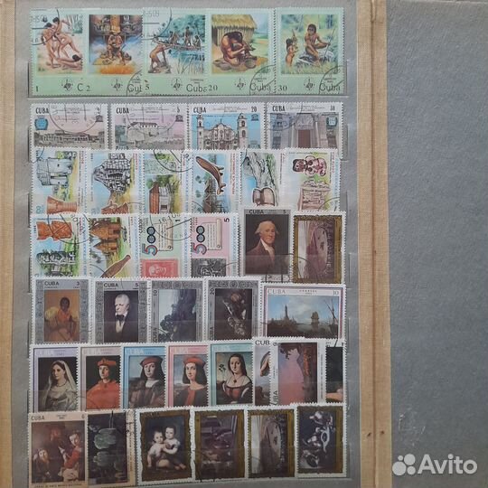 Почтовые марки cube