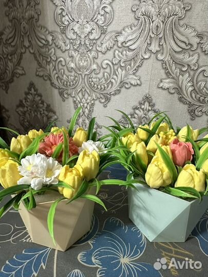 Букет из мыла