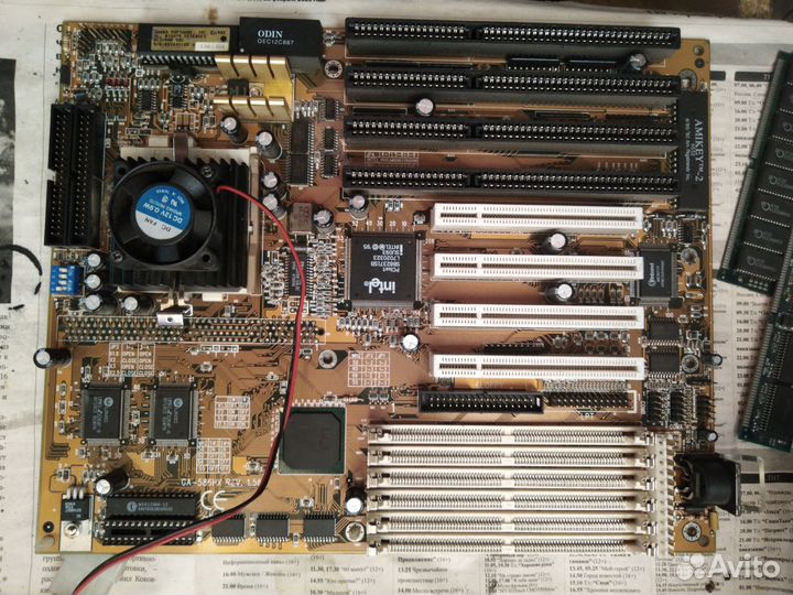 Компьютерные материнки на сокет 7 ретро