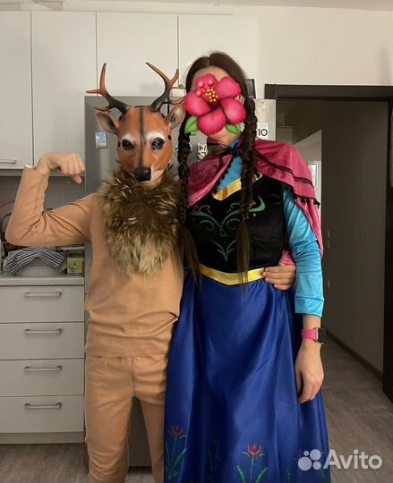 Новогодний костюм Анны для взрослого