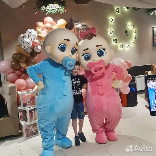 Аниматоры пупсики,Мишка на д.рождения,выписку