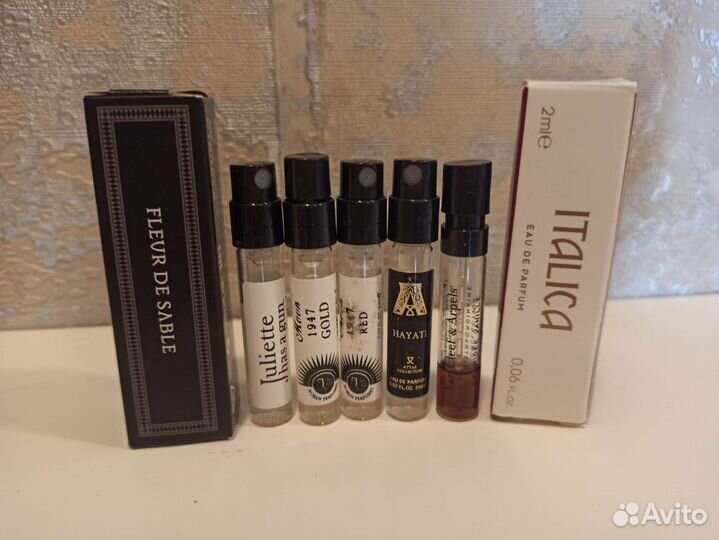 Пробники отливанты для знакомства с ароматом