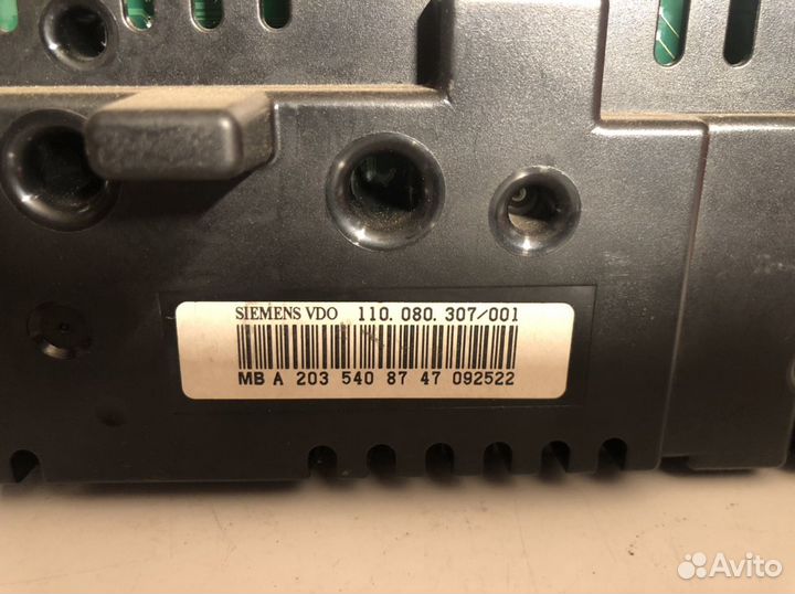 Панель приборов Mercedes-Benz C-class 2006 (a20354