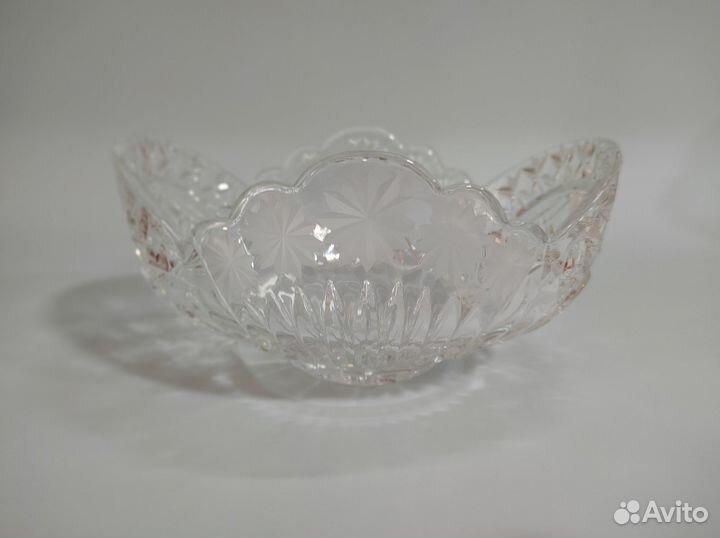 Салатник хрустальный СССР