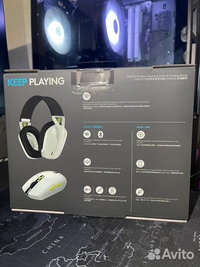 Набор наушники Logitech G435 SE + мышь G304 SE