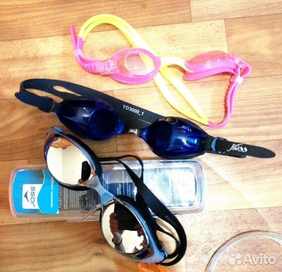 Очки маски для плавания, снорклинга