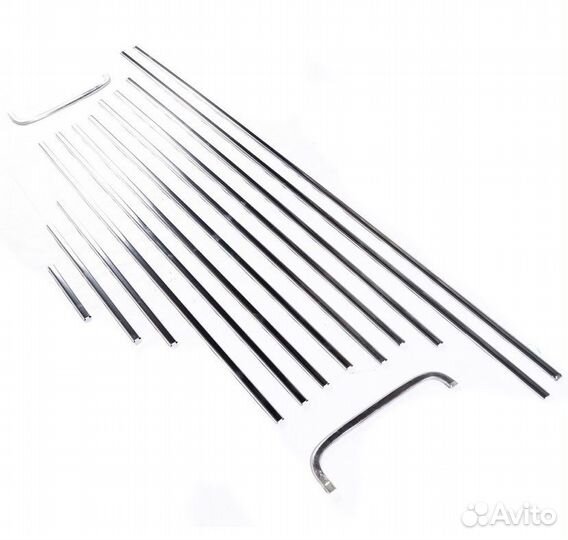 Хром молдинги кузова Ваз