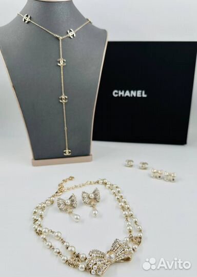 Чокер,серьги,сотуар Chanel