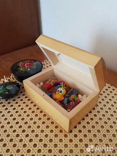 Шкатулка деревянная СССР