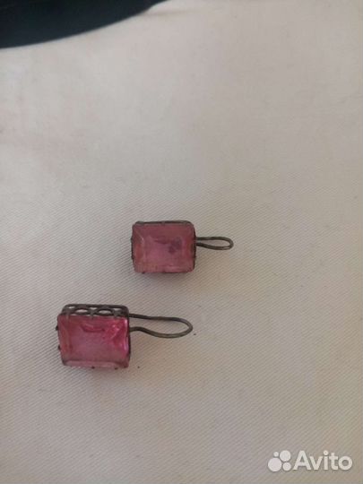 Серьги серебро СССР