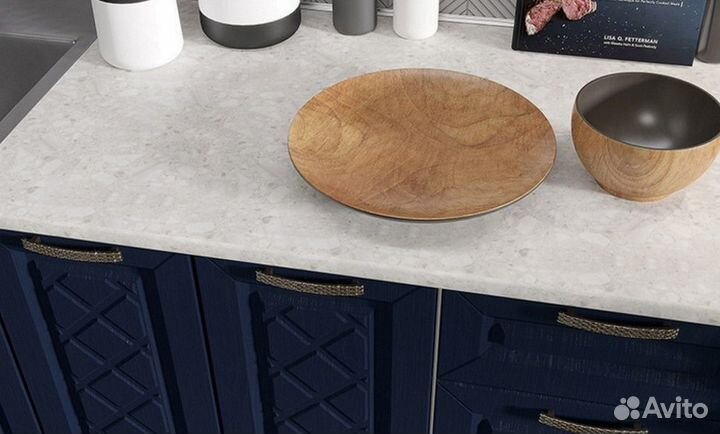 Кухня Агава Белая/Сапфир 2,0м