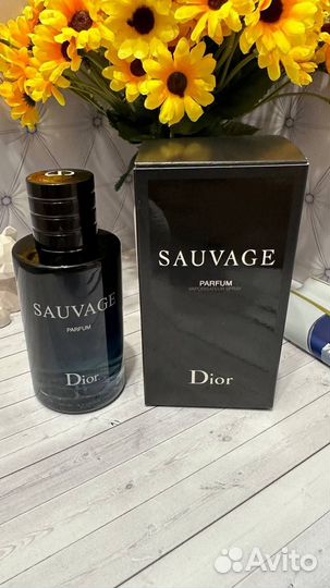 Dior sauvage parfum духи 98мл с витрины