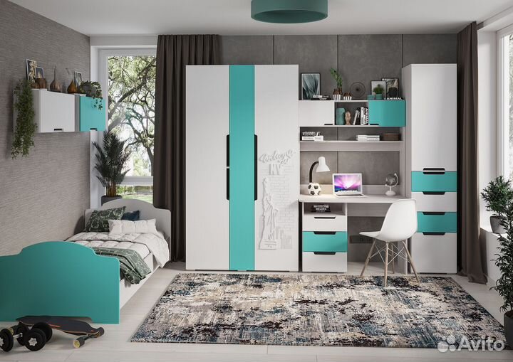 Шкаф миа шк 053 3-х створчатый