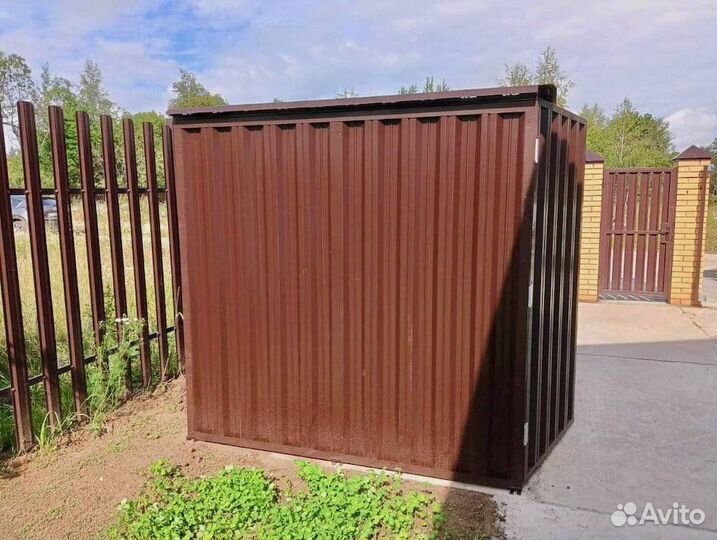 Хозблок дачный металлический
