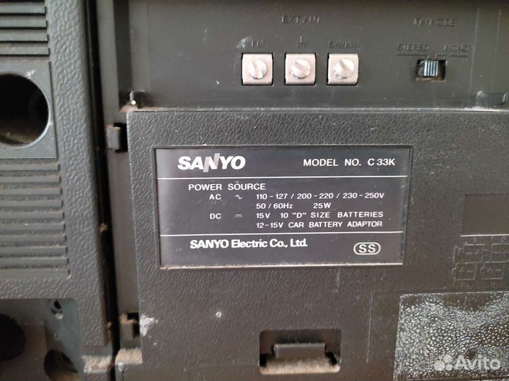Магнитола sanyo c-33k