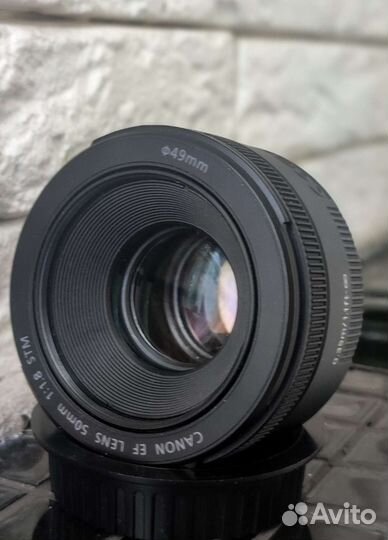 Объектив canon ef 50mm f/1.8 stm