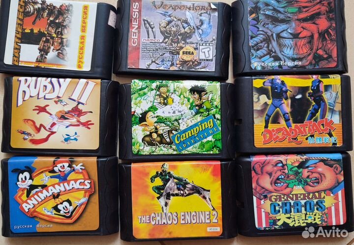 Картриджи сега,sega 16 bit джойстики