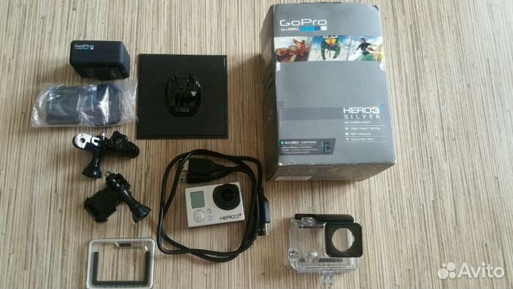 Экшн-видеокамера GoPro hero3+ Silver Edition