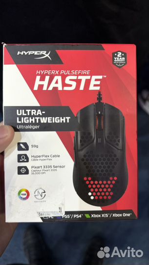Игровая мышь hyperx pulsfire haste