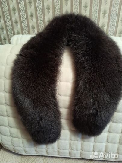 Меховой воротник песец