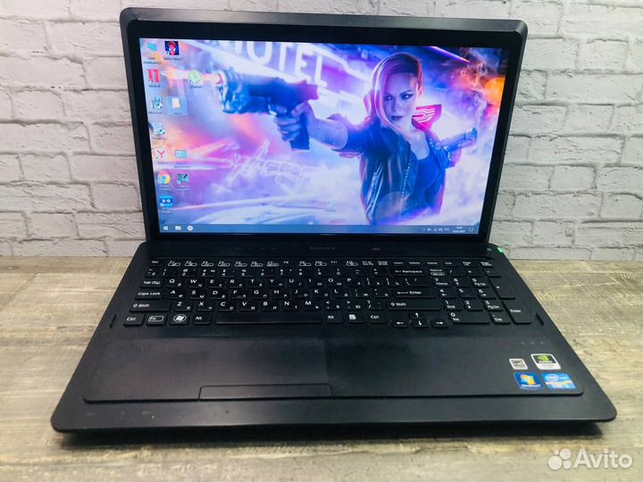 Игровой ноутбук Sony i5/12Gb/SSD/2 Видеокарты